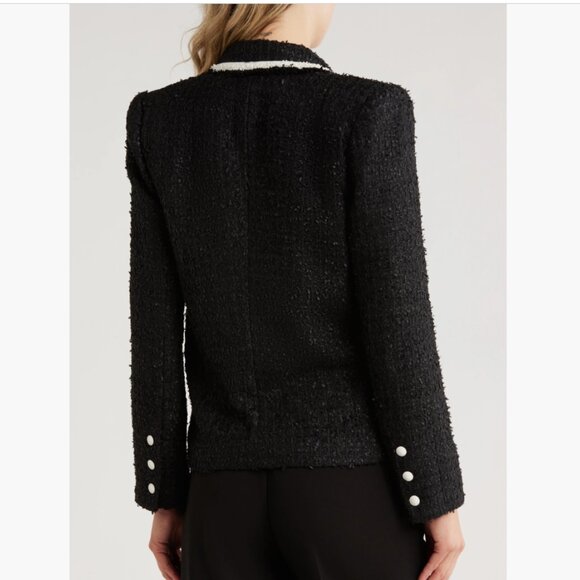 L'AGENCE Alectra Double Breasted Tweed Jacket - Picture 7 of 12